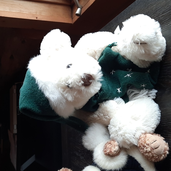 Two stuffy toy stuffed bear 8" and 6" - Picture 2 of 4